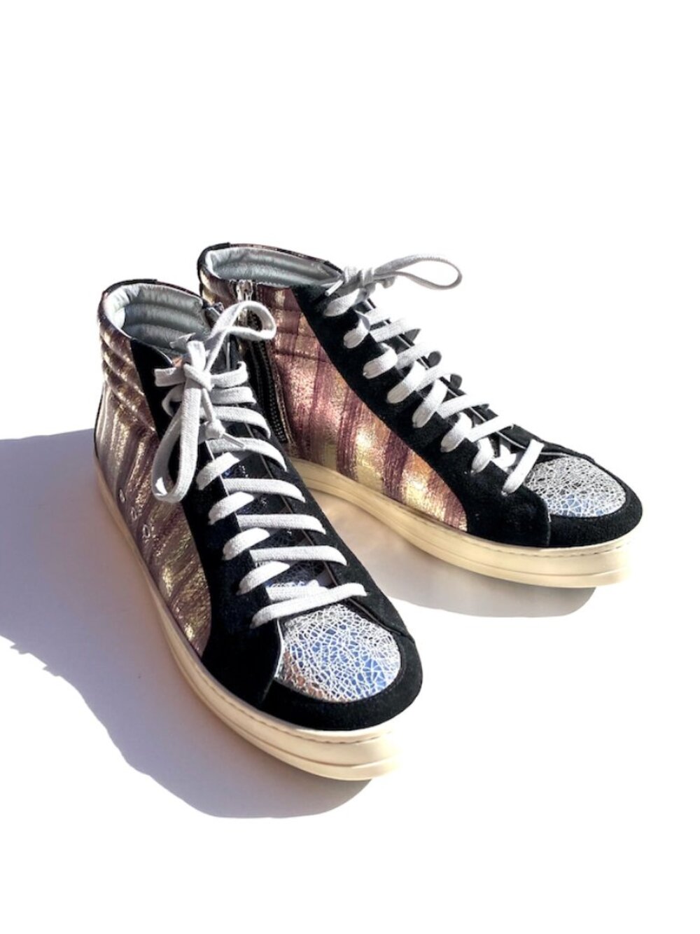 P448 high top “Skate” sneakers / trainers, size 42 EU (Italian), new in box.